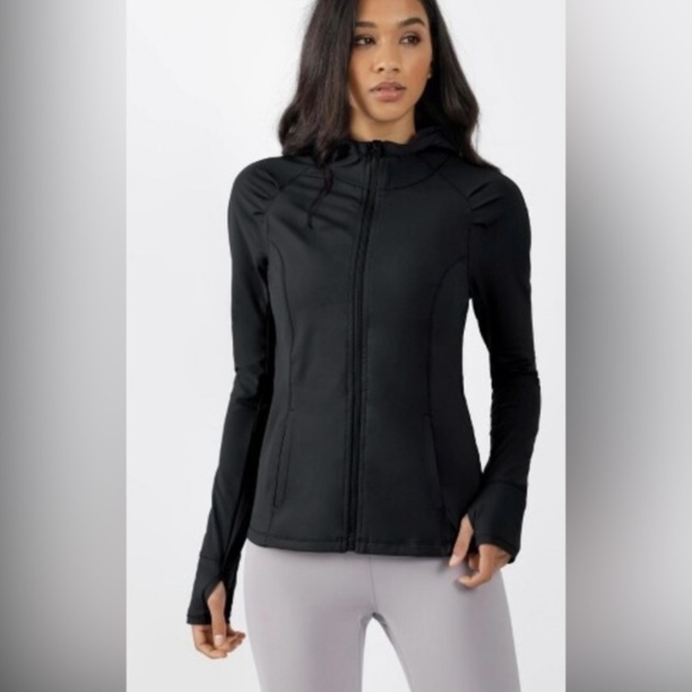 YOGALICIOUS FLARED BOTTOM Running Yoga Fitness Yoga Top Zipper Sports Jacket S